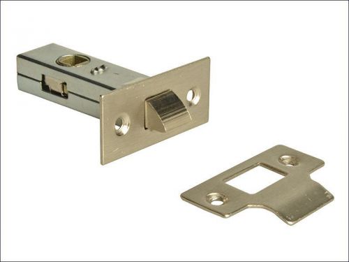 Forge - Tubular Mortice Latch Nickel Finish 65mm (2.5in)
