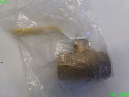 1&#034; npt brass ball valve 600 wog threaded - new for sale