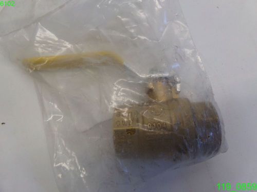 1&#034; NPT BRASS BALL VALVE 600 WOG THREADED - NEW