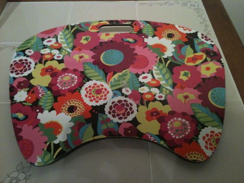 Vera Bradley Lap Desk VA BLOOM Pink Floral Multicolor Portable Table