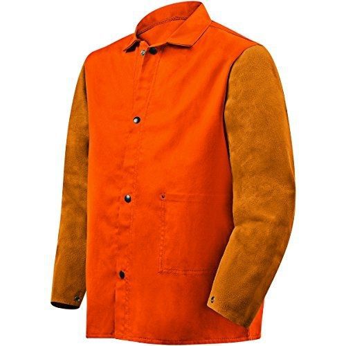Steiner 1250-X 30-Inch Jacket, Weldlite Plus Orange Flame Retardant Cotton,