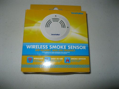 New SECURITYMAN SM-93 Wireless Smoke Sensor for Air-Alarm System Security Safety