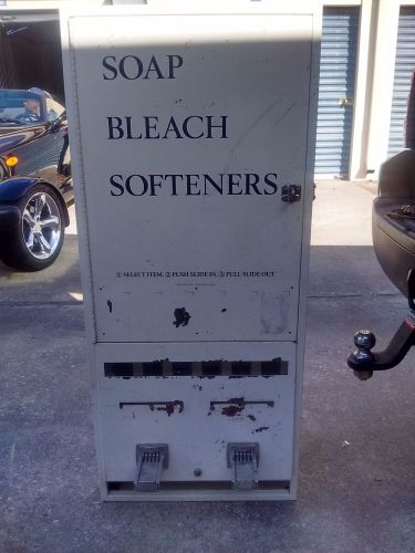 SOAP COIN OP VENDING MACHINE LAUNDRY SUPPLY SOAP BLEACH DRYER SHEETS