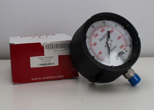 Winters  stabilizr phenolic dual scale pressure gauge ppc5068zr  nib for sale