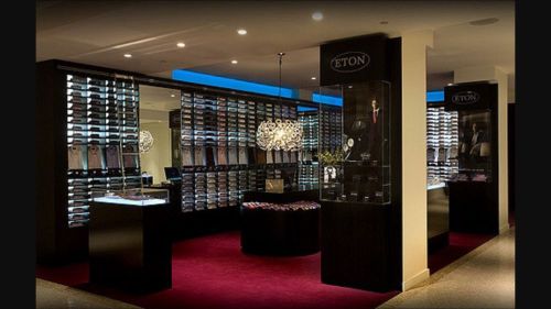 New York Plaza Hotel&#039;s Eton Store Fixtures Cabinetry Counters Shelves Lighting