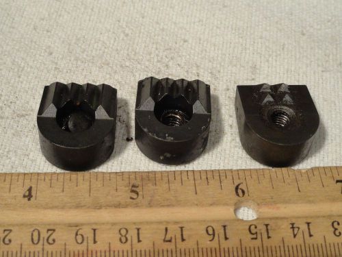 3pc FAIRLANE Straight Angle Grippers 3/4&#034; Wide 1/2&#034; Tall .88&#034; Long 1/4&#034;-28 Hole