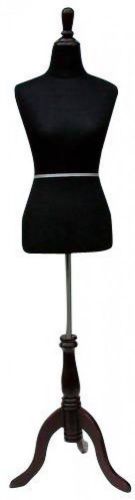 Black Female Dress Form Size 6-8 Medium 34 26 35
