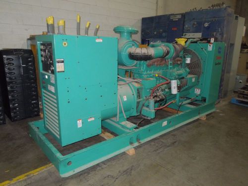 Cummins onan 350kw 3ph standby diesel generator 455.6 hours used for sale