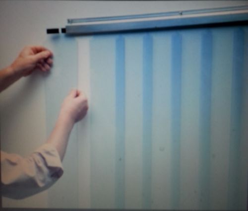 Kason thermal-flex strip curtain 42&#034; x 84&#034; x 6&#034; brand new - easy mount system for sale