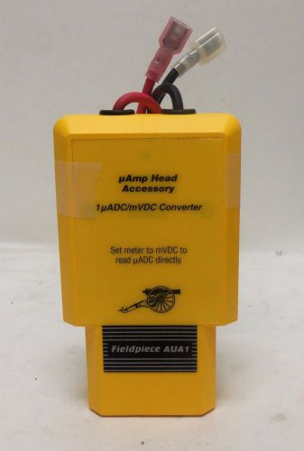 Fieldpiece AUA1 MICRO-AMP HEAD Accessory 1uADC/mVDC Converter Yellow