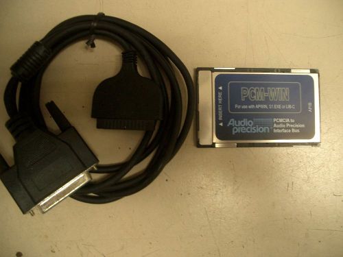 Audio Precision PCM-WIN PCMCIA interface card for System One &amp; Two under APWIN