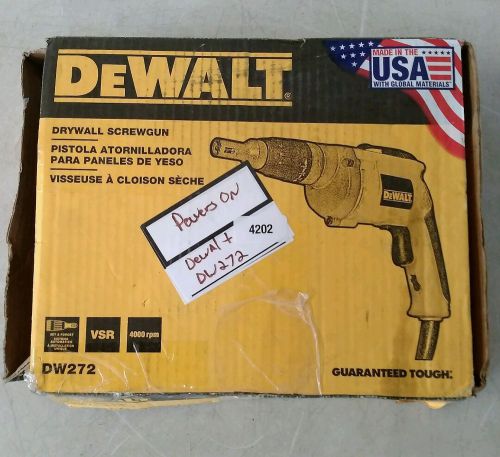 Dewalt DW272 drywall screwgun 4202 B