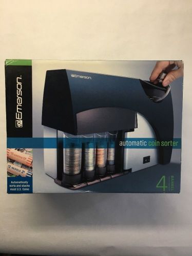 Automatic Coin Sorter Counter Wrapper Machine Bank Business Money Change Boxed