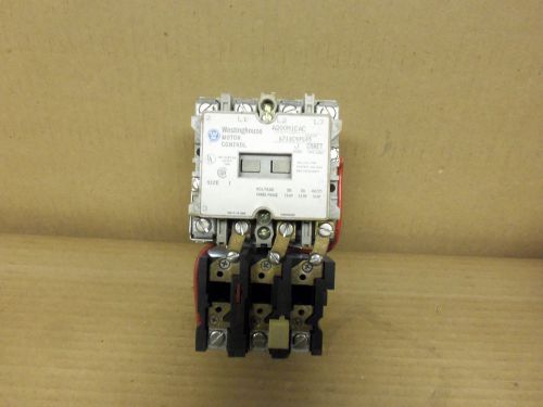 NEW WESTINGHOUSE MOTOR CONTROLLER A200M1CAC 600V 10HP 3 PHASE SIZE 1