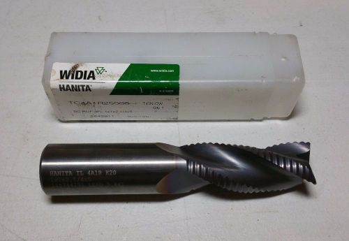 Widia Hanita Carbide End Mill TC4A1R25008 1x1x2-1/4x5 TiCN-CW 3FL