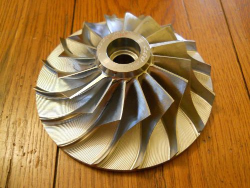 Compressor turbine wheel CNC art paper weight Machinist