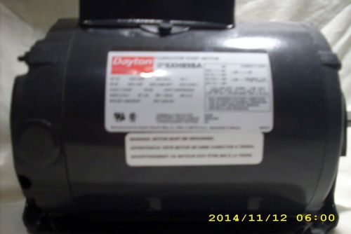 DAYTON 1/2 HP MOTOR 6XH89BA, 3450 RPM, 1 PHASE, 115/230 V, FR 48 (no box)