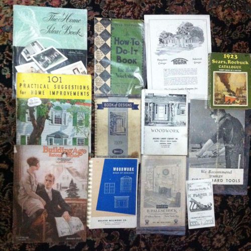 Vintage Home construction manual book ephemera lot