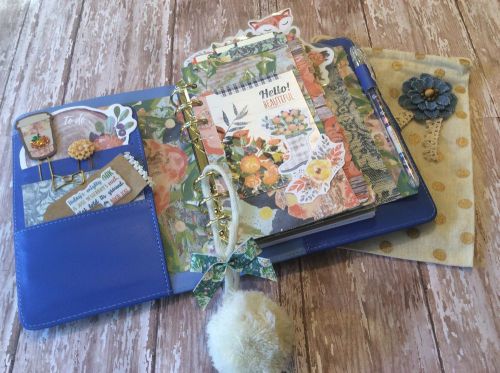 Fall Floral Blue Planner Kit - Planner  Society Accessories