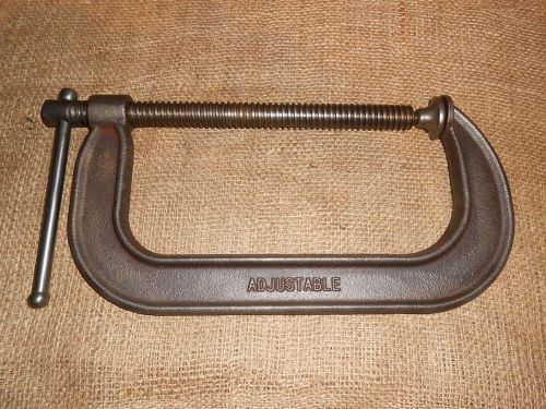 Adjustable clamp co. no. 1480-8&#034; malleable iron c-clamp for sale