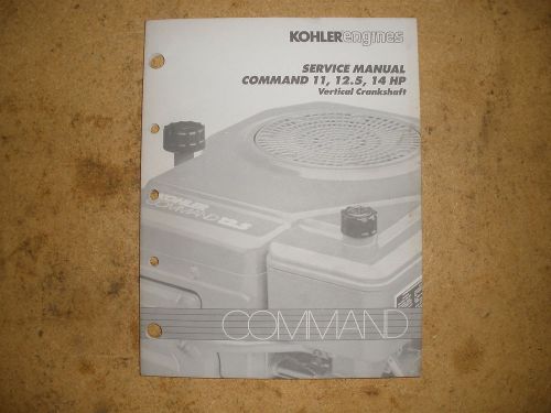 Kohler Engines Service Manual Book for Command 11 12.5 14 Gas Engine Lawn Mower
