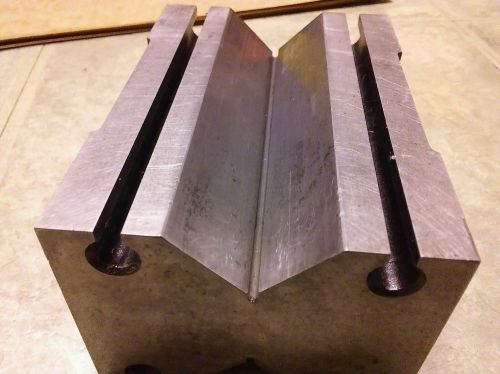 4-7/8&#034; x 3-1/2&#034; x 3-1/2&#034; V Block Ground and Hardened PPSC 11lbs