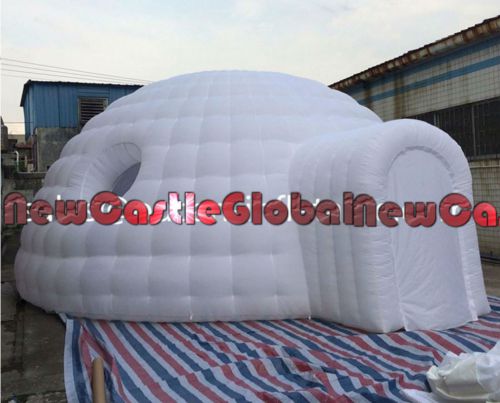 custom made 26&#039;3&#034; Oxford inflatable waterprooof tent igloo with CE/UL blower