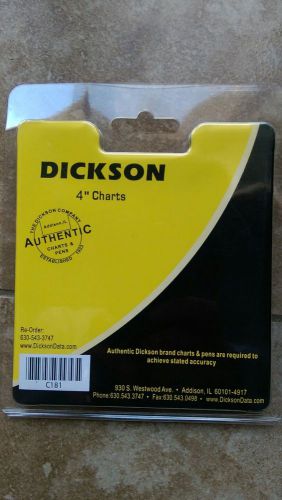 Replacement for C181 Charts for 4&#034; Dickson Recorders 7-Day -30 to +50C
