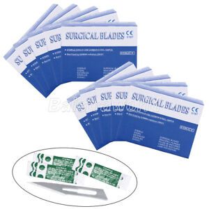10 Boxes Dental Surgical Scalpel Blades High Medical Instruments 11# 100Pcs/Set