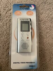 Craig Electronics CR8000 Digital Voice Recorder - New - Sealed - Retail pack