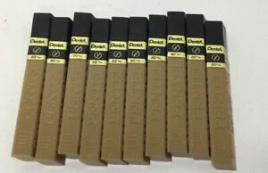 10 TUBES OF PENTEL .5MM PENCIL LEAD - HB Free Shipping