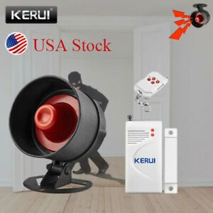 Alarm Siren Speaker Loudly Sound Alarm System Wireless Home Security Protection