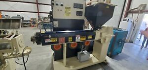 Complete 2.5IN Davis-Standard Pipe/Profile Extrusion Line w/ Conair Resin Dryer
