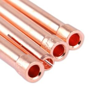 Welding Collet 4pcs 10N22 10N23 10N24 10N25 TIG Red Copper Useful Durable