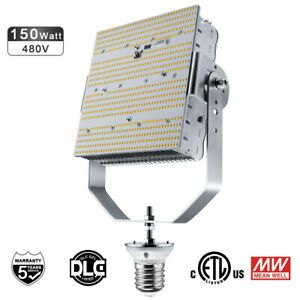 150W Shoebox LED Retrofit Kit E39 5000K For Garage Parking Lot Light 480V 347V