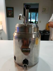 Server Products FSP Hot Topping Warmer Pump Food Server (Hot Fudge Nacho Cheese)