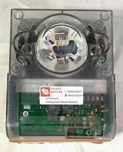 Silent Knight Addressable Duct Smoke Detector and Housing w/ Relay - SD505-DUCTR