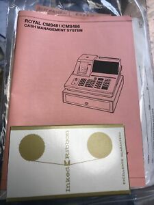 Adler Royal CMS480+ CMS480 Plus CMS7100 Cash Register Ribbon  &amp; Manual