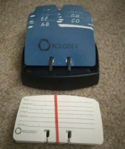 Rolodex Card File Petite R-450 A-Z plus extra cards used