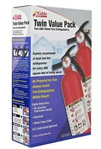 Set of 2 Recreational Fire Extinguisher 1-A:10-B:C Common Fires Home Safety Fire