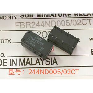 10Pcs FUJITSU 244N D005-02CT 5VDC Power Relay 8Pin New