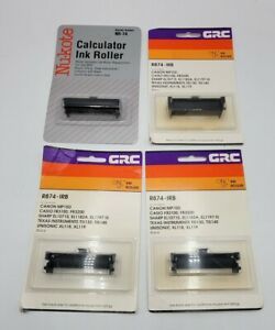 (4) Nukote NR-74/GRC R874-IRB Calculator Ink Rolls Replacement Unopened.