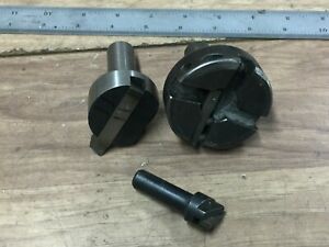 LOT OF FLY CUTTERS 3/4 , 1 3/4 &amp; 2 1/2 &#034; HEAD 1/2 &amp; 3/4 &#034; SHANK