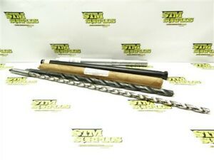 NEW! 3PC HSS EXTRA LENGTH 2MT DRILLS 1/2&#034; 21/32&#034; 31/32&#034; DIA PTD GUHRING