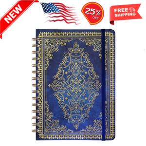 Retro Leather 2021-2022 Weekly &amp; Monthly Planner, July 2021 - June 2022 New