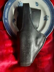 BIANCHI 97A Grabber, pat pend Black Leather Duty Holster S&amp;W 40F used scratched