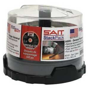UNITED ABRASIVES-SAIT 17105 Cutting Wheel Pack,T1,5&#034; x .045,PK2
