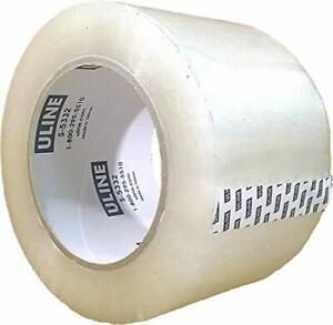 Packing Tape, 3 Inch X 110 Yard 2.6 Mil Crystal Clear Industrial Plus Tape by