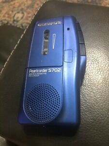 Olympus Pearlcorder S702 Handheld Cassette Voice Recorder W/ Free Domestic Ship