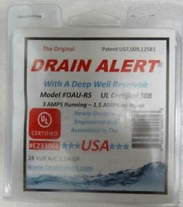 Drain-Alert Universal Clear Condensate Float Switch DAU-RS , 24V with 72&#034; Leads
